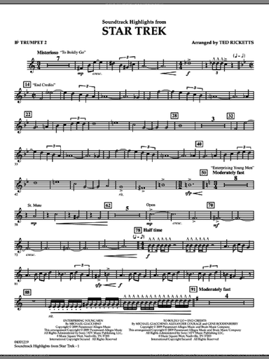 Star Trek, soundtrack highlights