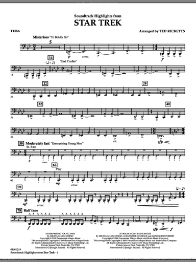 Star Trek, soundtrack highlights