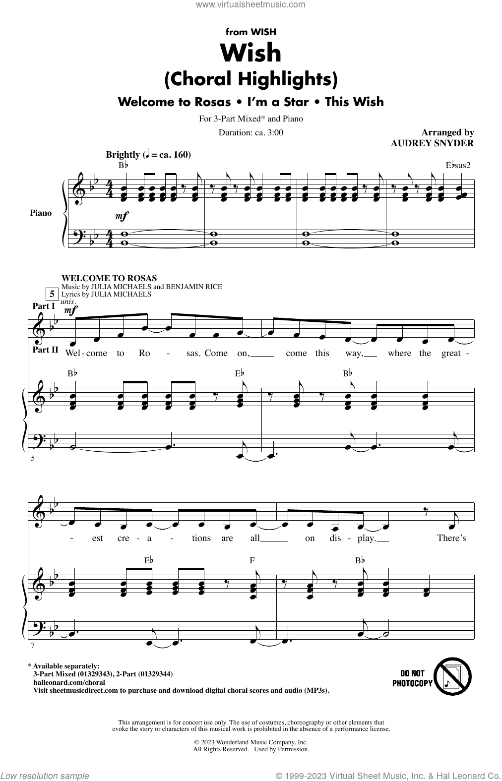 Wish (Choral Highlights)