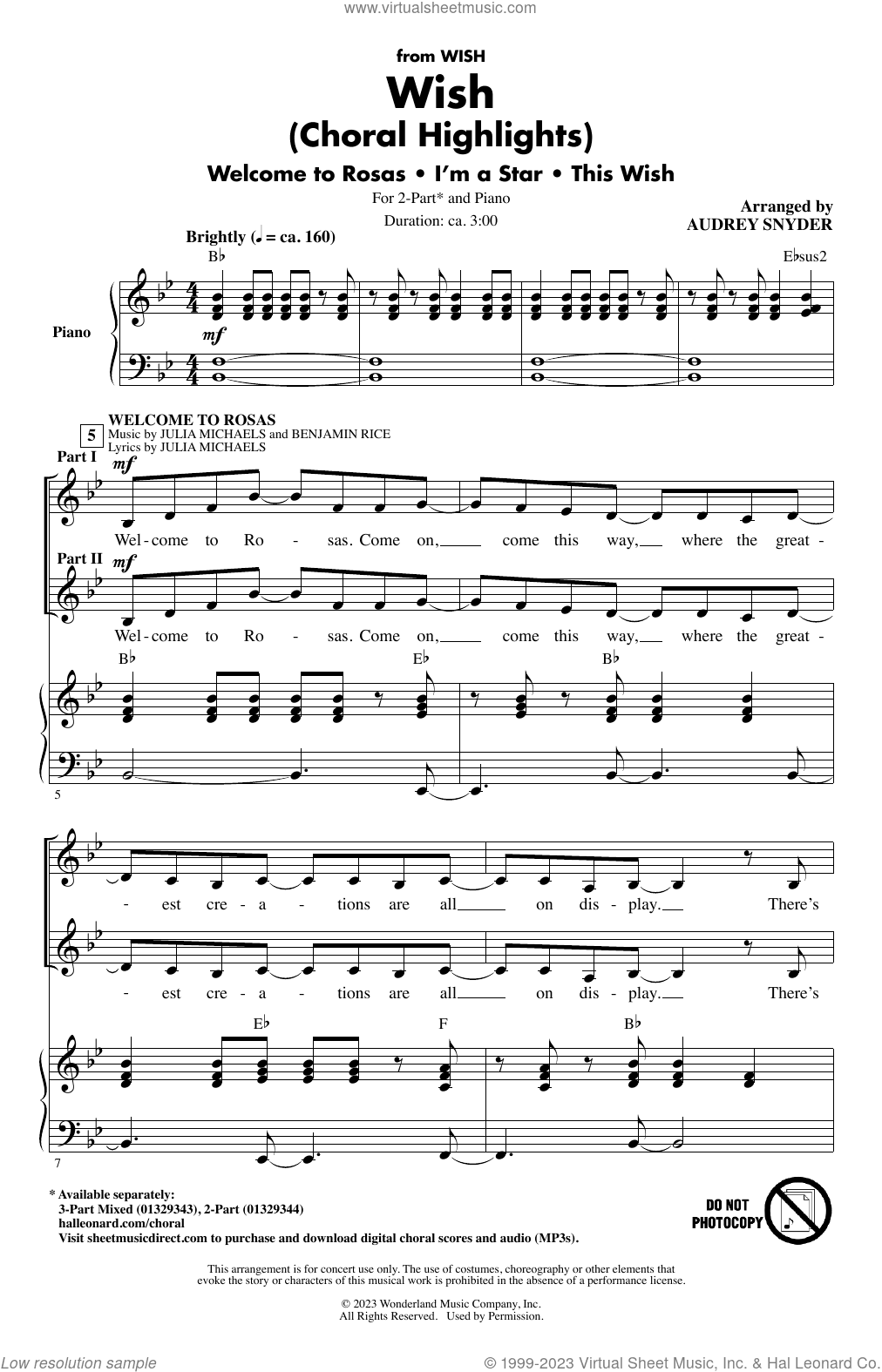 Wish (Choral Highlights)