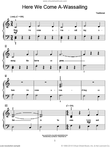 Here We Come A-Wassailing