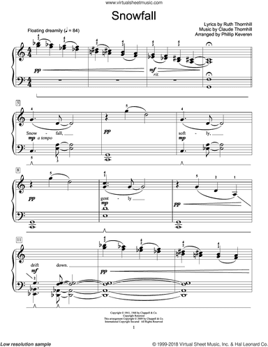 Snowfall (arr. Phillip Keveren)