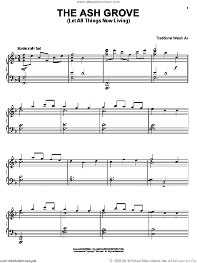 The Ash Grove, (intermediate)