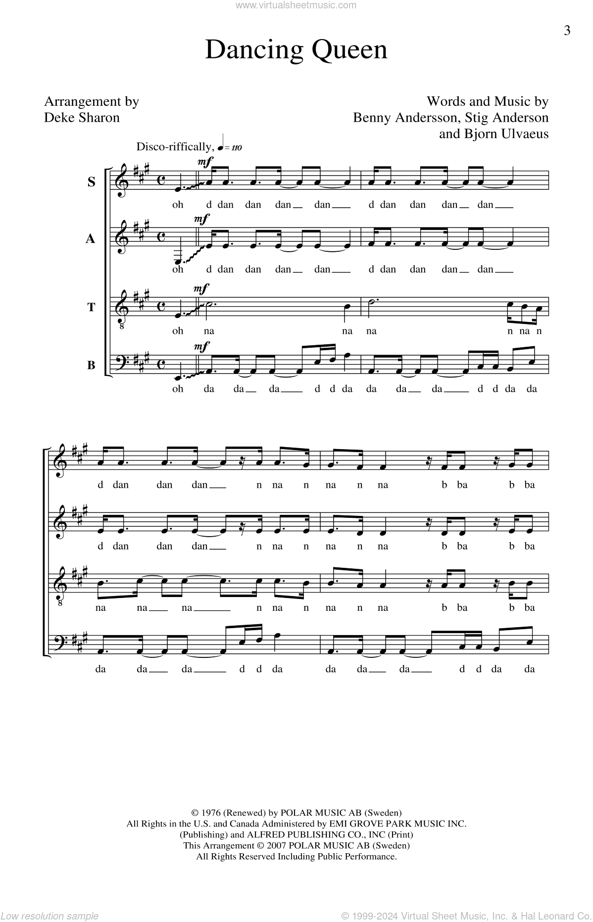 Dancing Queen (arr. Deke Sharon)