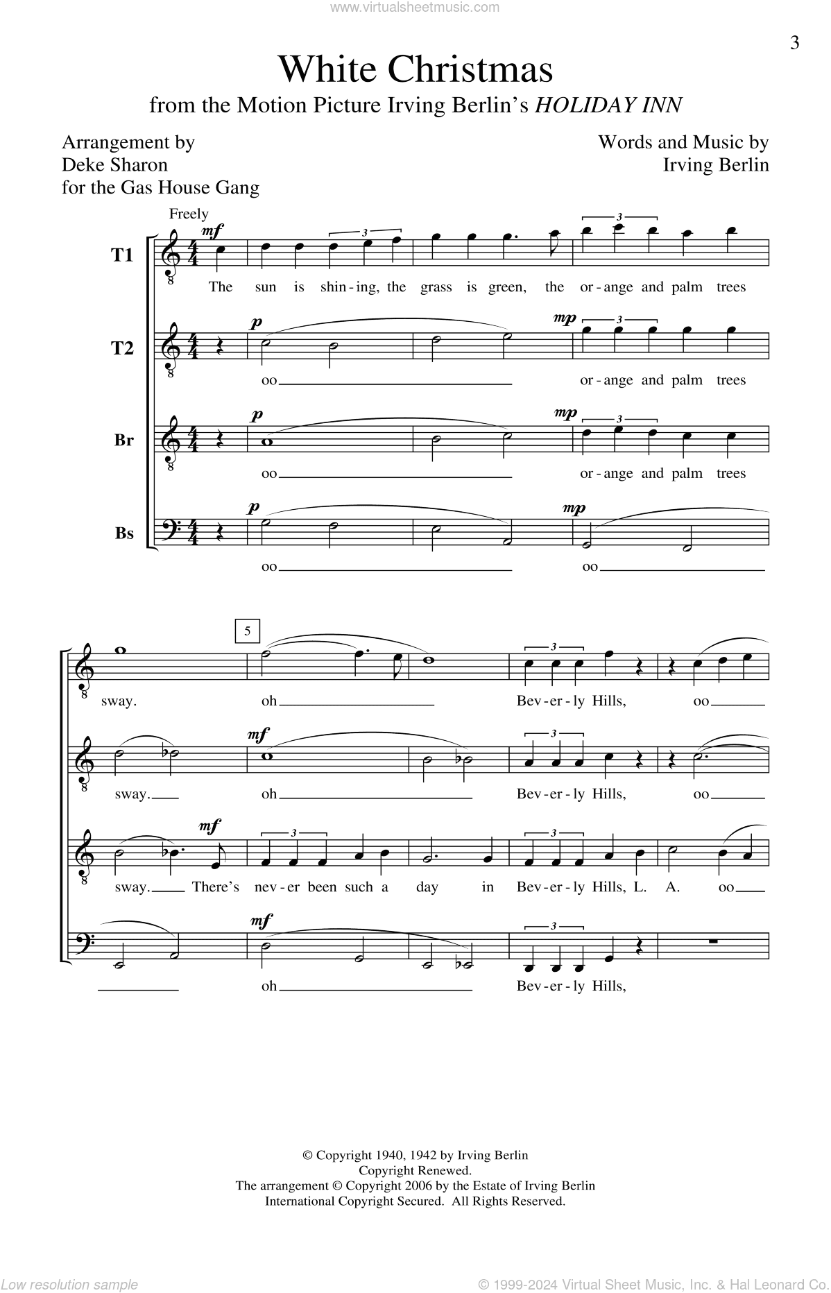 White Christmas (arr. Deke Sharon)