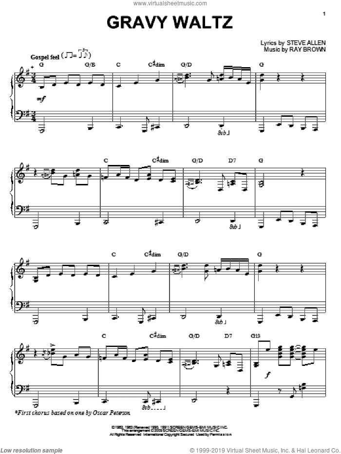 Gravy Waltz (arr. Brent Edstrom)