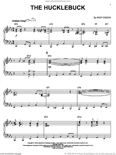 The Hucklebuck (arr. Brent Edstrom)