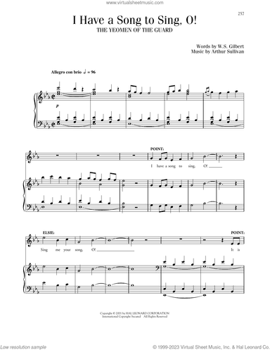 I Have A Song To Sing