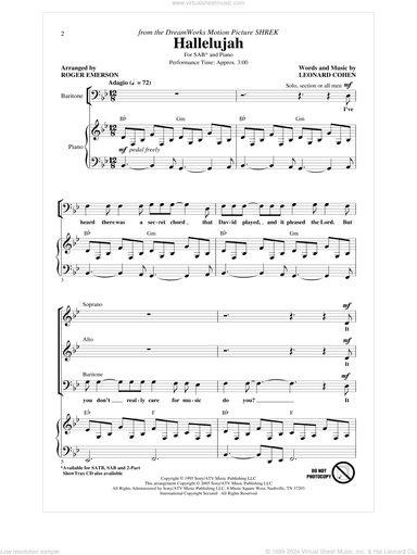 Hallelujah (arr. Roger Emerson)