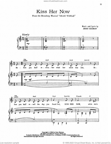 Kiss Her Now (from Dear World)