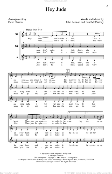Hey Jude (arr. Deke Sharon)