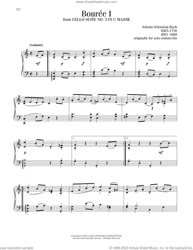 Cello Suite No. 3, BWV 1009 "Bourree I"