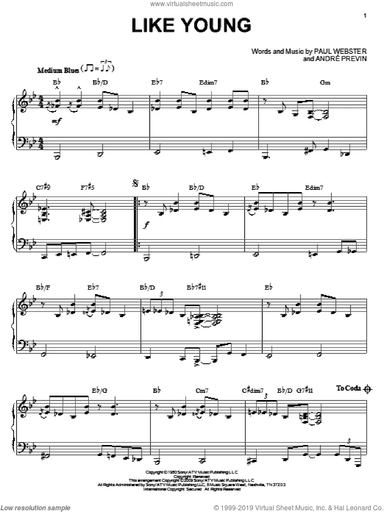 Like Young (arr. Brent Edstrom)