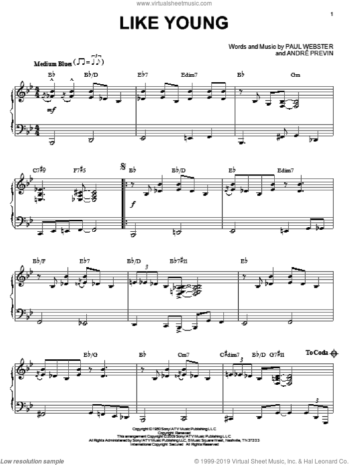 Like Young (arr. Brent Edstrom)