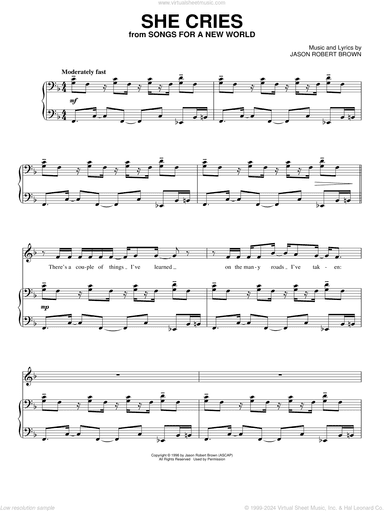 She Cries (from Songs for a New World)