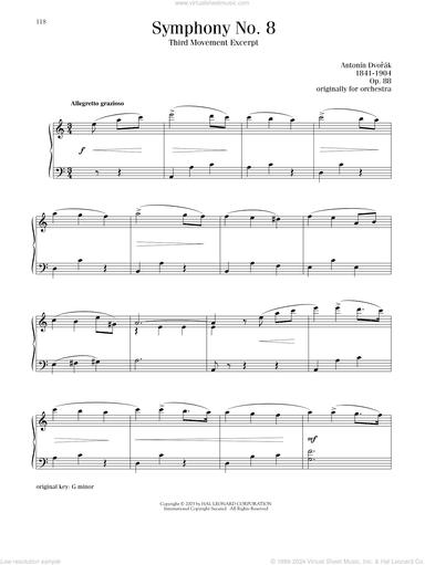 Symphony No. 8 in G Major, Third Movement