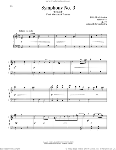 Symphony No.3 'The Scottish" (1st Movement: Introduction and Allegro)