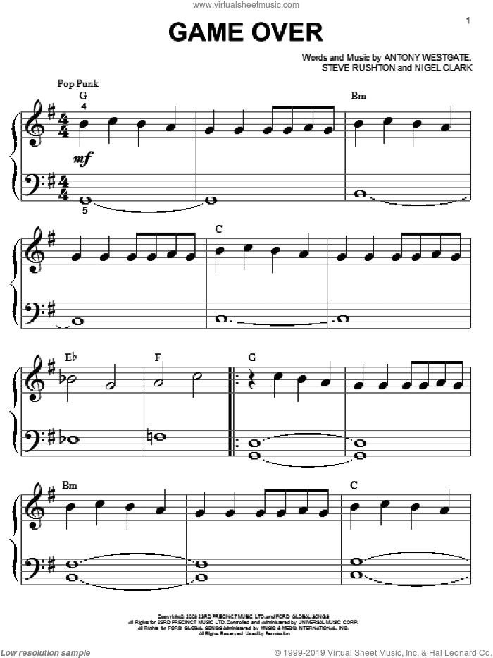 Game Over (from Hannah Montana: The Movie)
