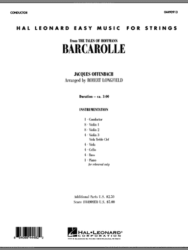 Barcarolle (COMPLETE)
