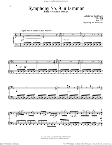 Symphony No. 9, First Movement Excerpt