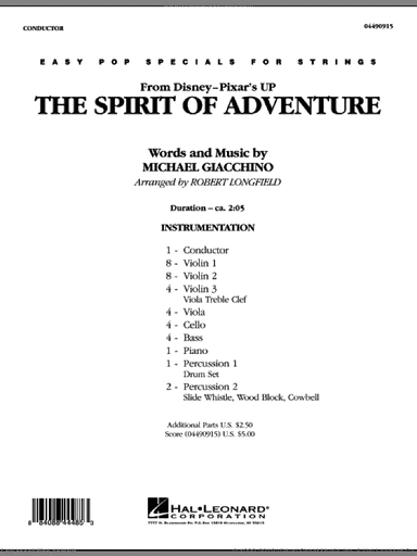 The Spirit Of Adventure (from Up) (COMPLETE)