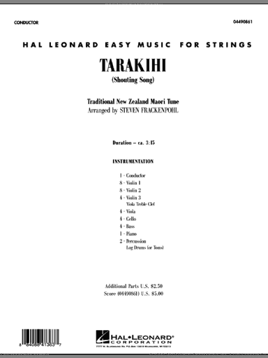 Tarakihi (Shouting Song) (COMPLETE)