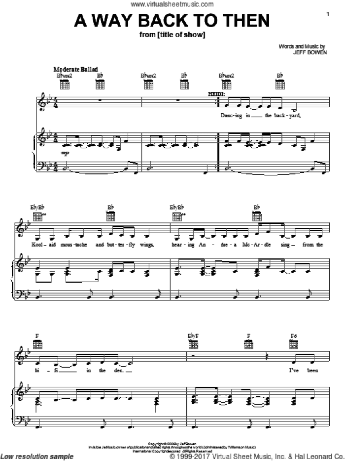 Broadway Selections from (title of show)