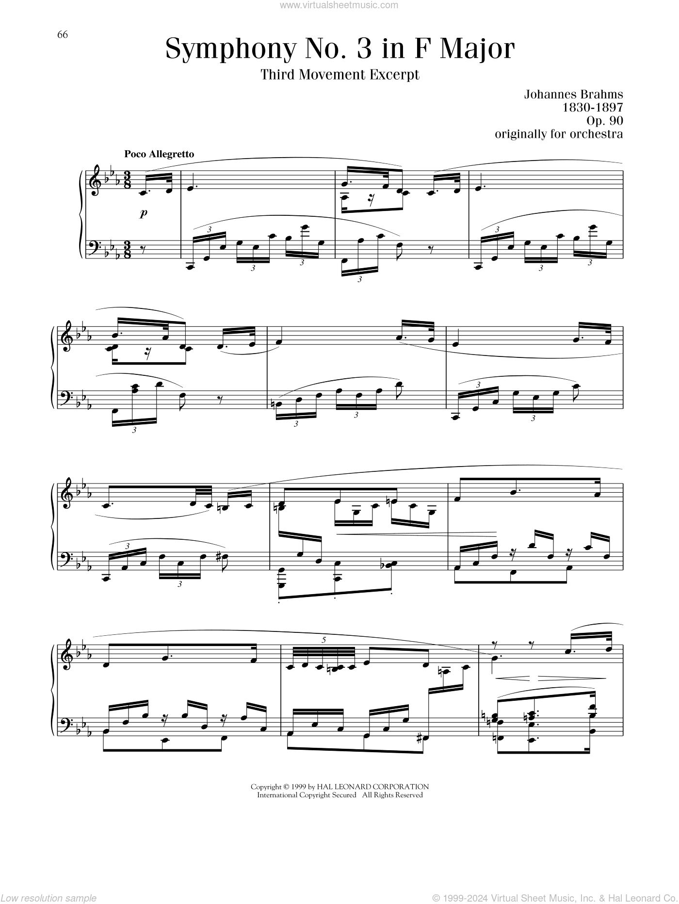 Symphony No. 3 In F Major, Op. 90