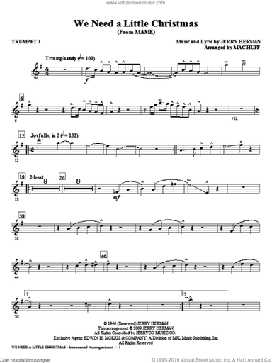 We Need A Little Christmas (from Mame) (arr. Mac Huff)