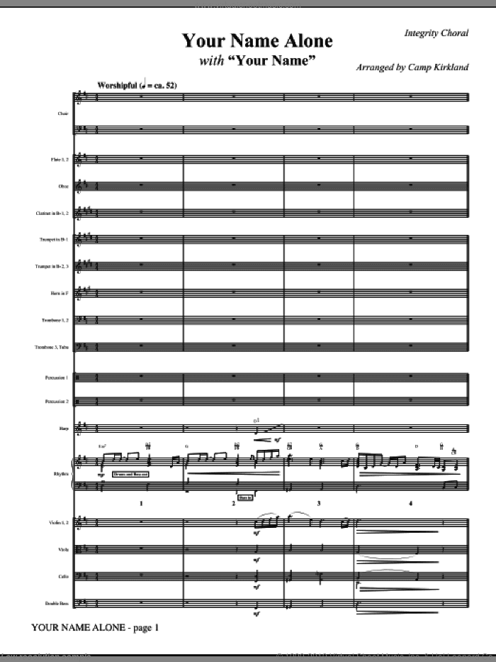 Your Name Alone (with Your Name) (COMPLETE)
