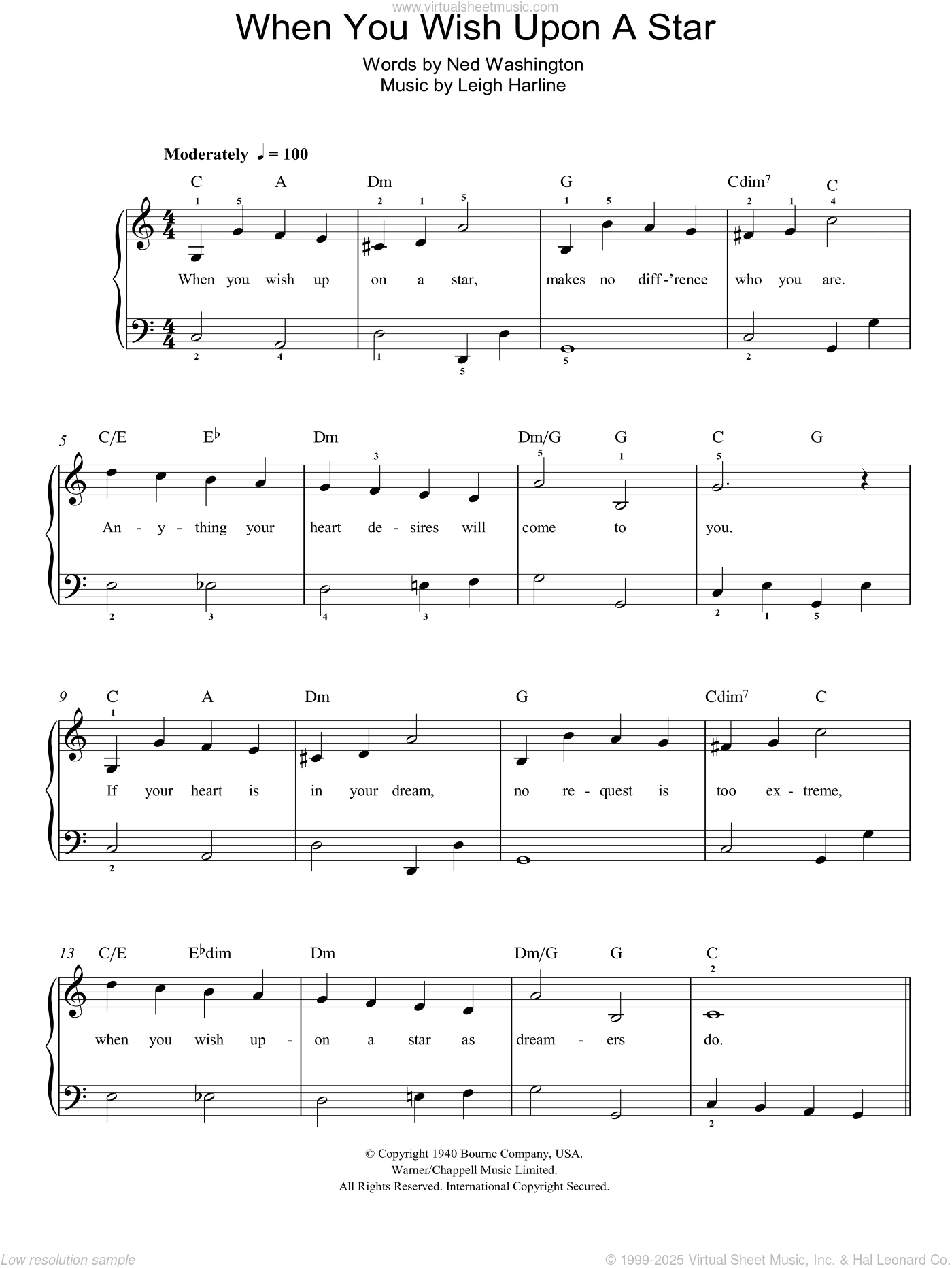 When You Wish Upon A Star (from Pinocchio)