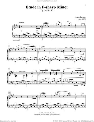 Etude In F-Sharp Minor, Op. 26, No. 10