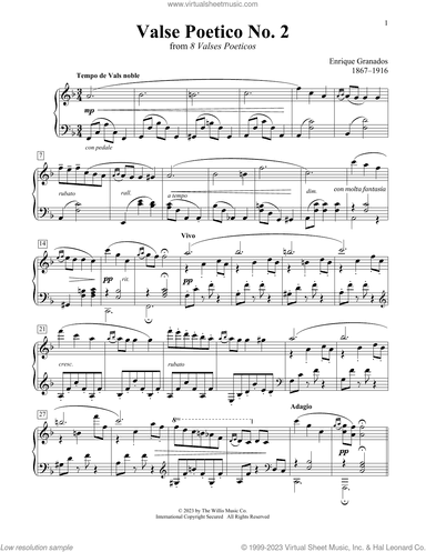Valse Poetico No. 2