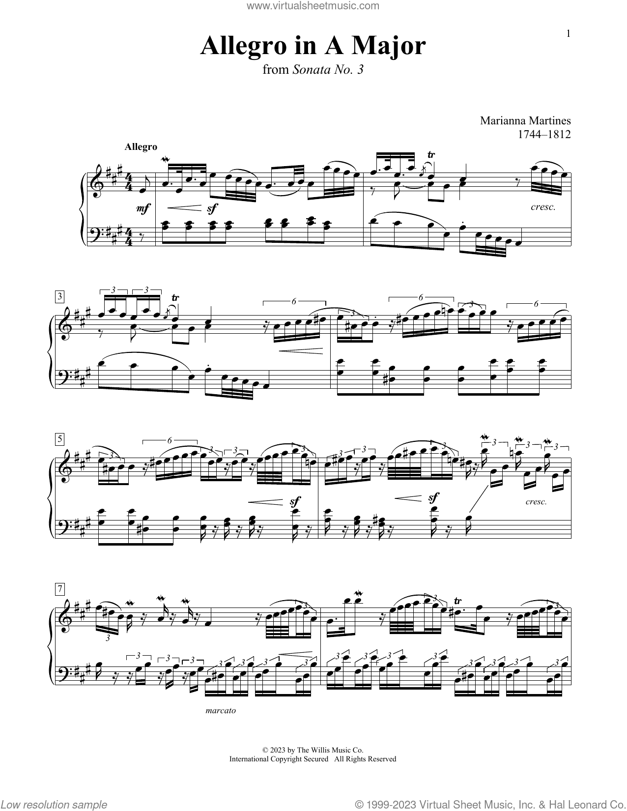 Allegro In A Major