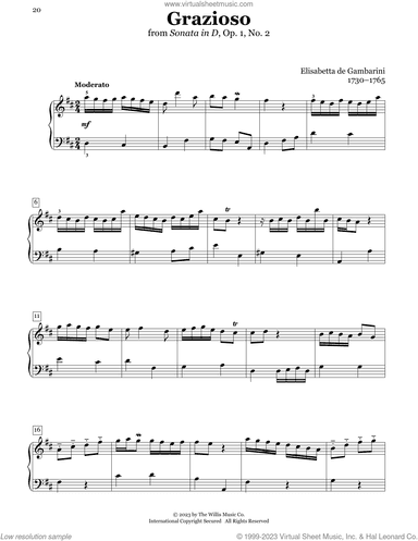 Grazioso, Op. 1, No. 2