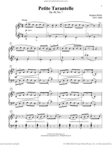 Petite Tarantelle, Op. 46, No. 7