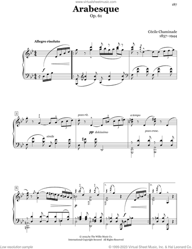 Arabesque, Op. 61