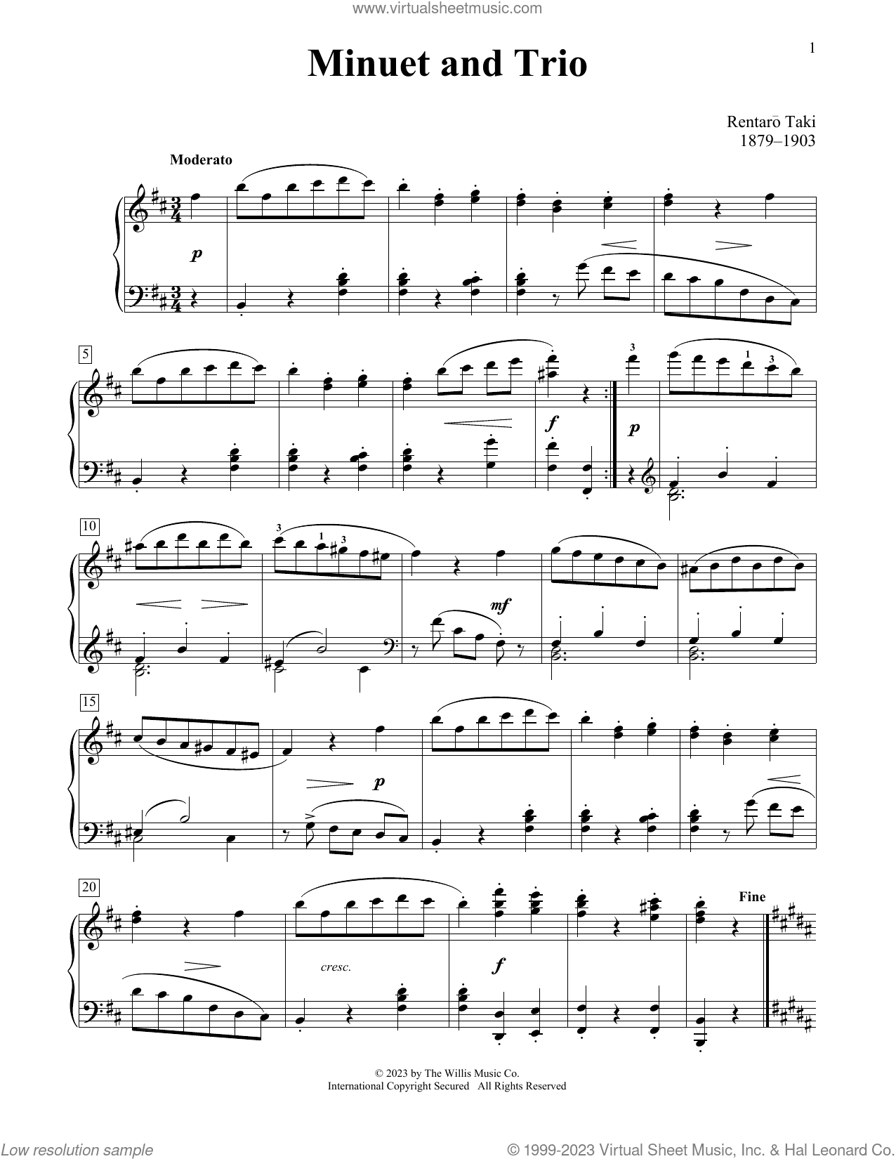 Minuet And Trio