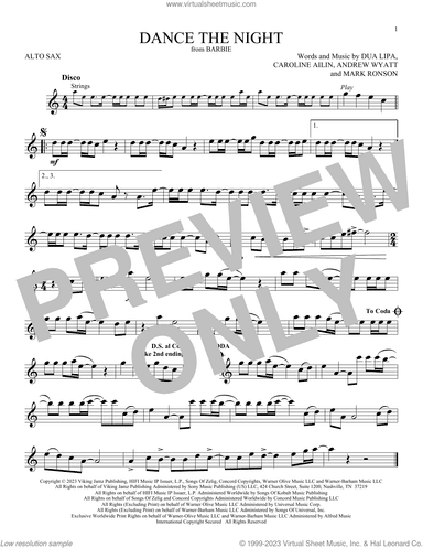 Dance The Night (from Barbie)
