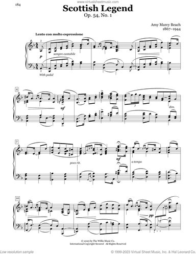 Scottish Legend, Op. 54, No. 1