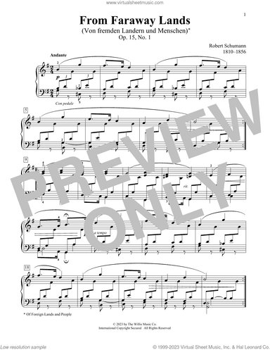 From Faraway Lands, Op.15, No. 1