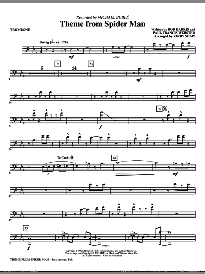 Theme from Spider Man