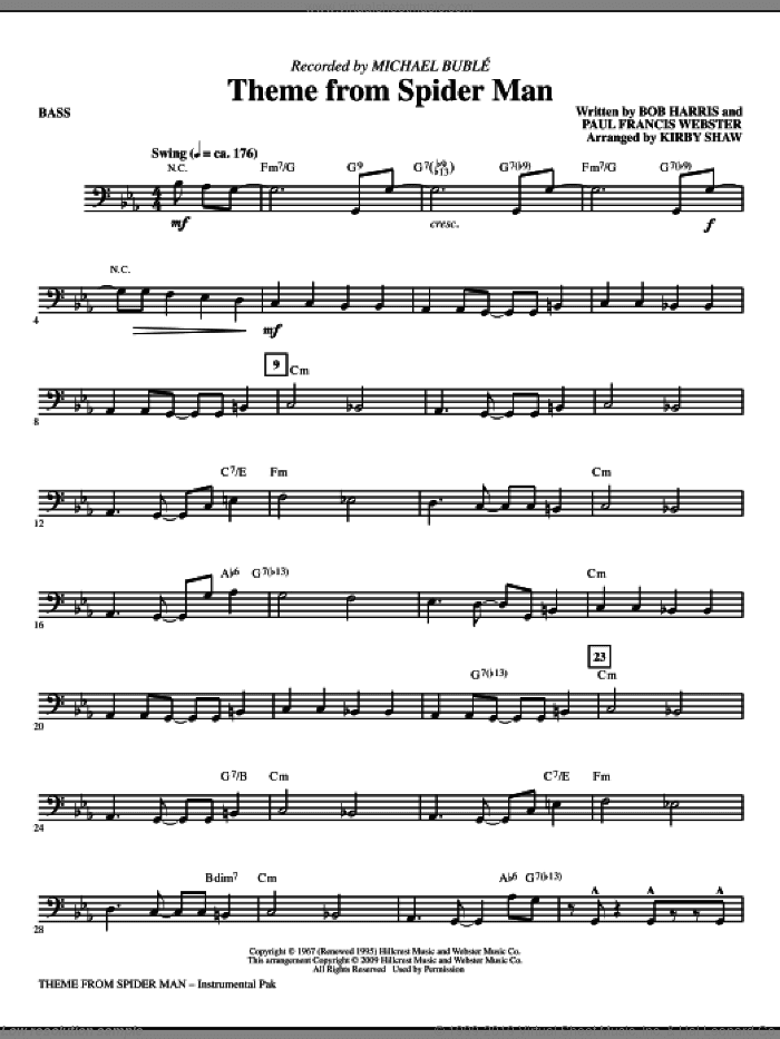 Theme from Spider Man