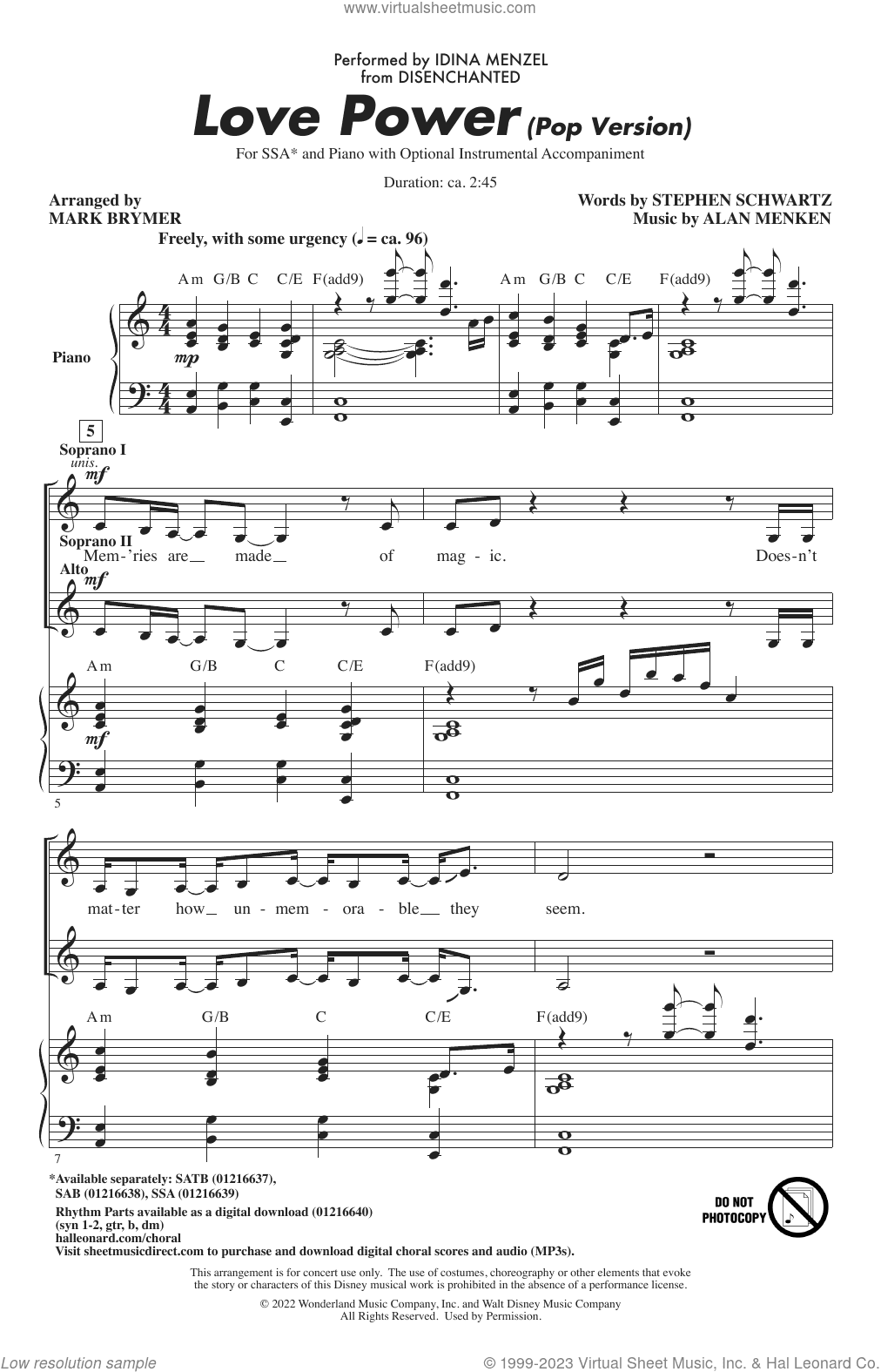 Love Power (from Disenchanted) (arr. Mark Brymer)
