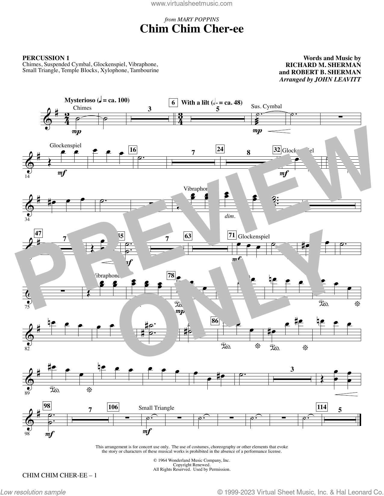 Chim Chim Cher-ee (arr. John Leavitt)