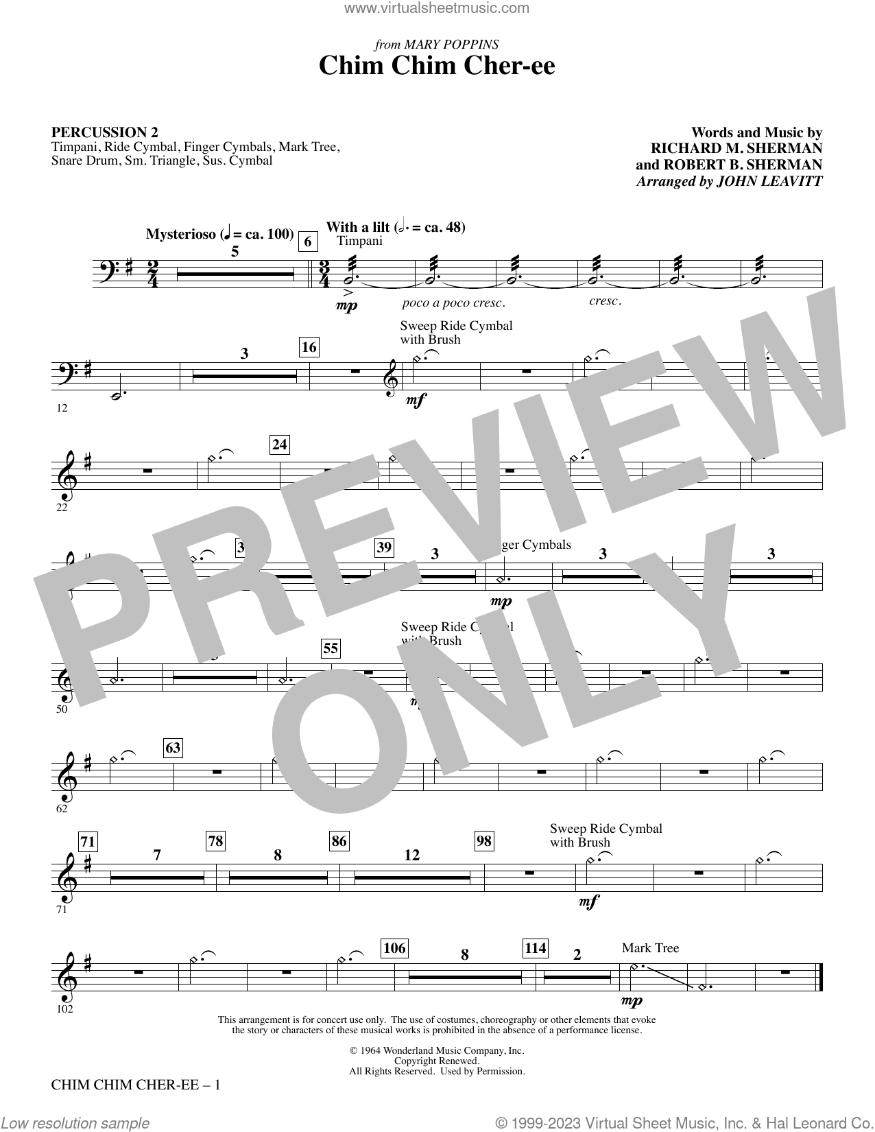 Chim Chim Cher-ee (arr. John Leavitt)