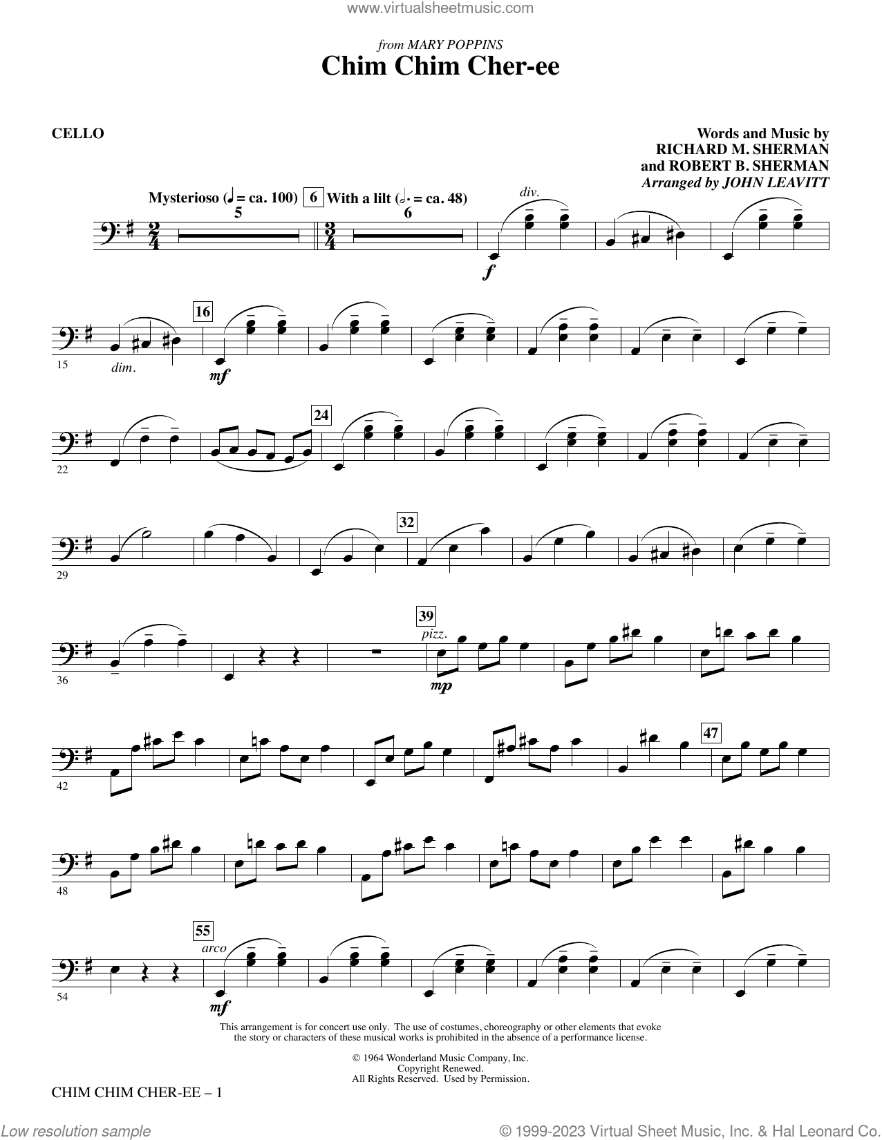 Chim Chim Cher-ee (arr. John Leavitt)