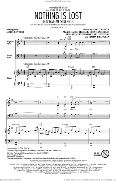 Nothing Is Lost (You Give Me Strength) (arr. Mark Brymer)