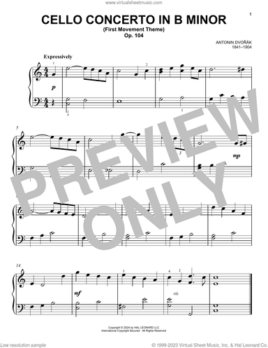 Cello Concerto In B Minor, Op. 104