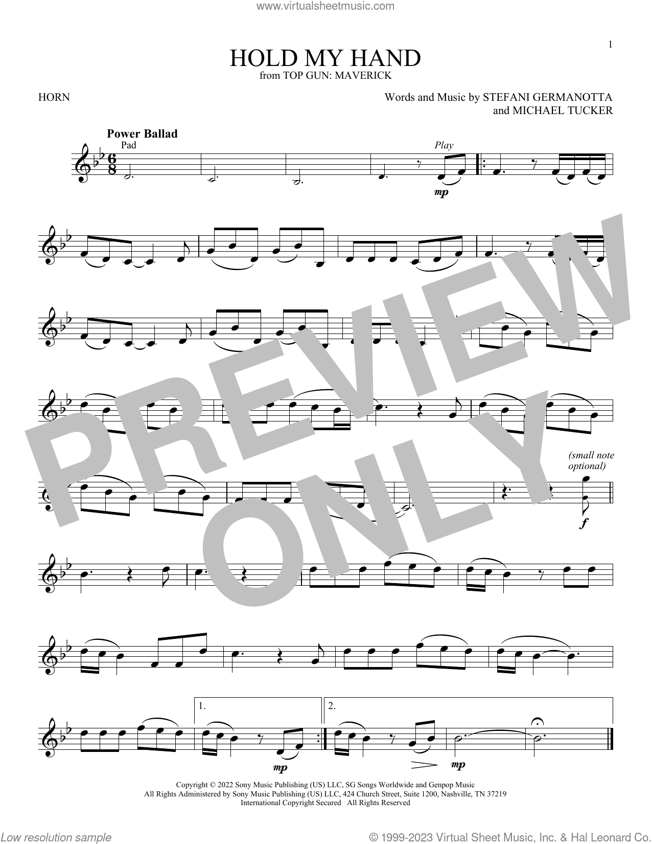 Hold My Hand (from Top Gun: Maverick)